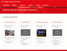 Tablet Screenshot of fw-kirchheim.de